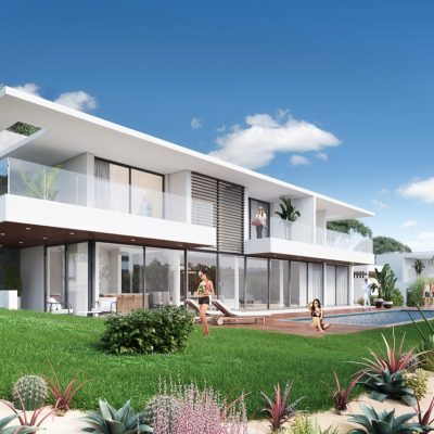 villa, volume, golf, architecte, cote d'azur