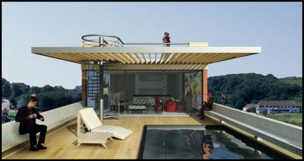 villa Frejus nice architecte plan maison terrasse